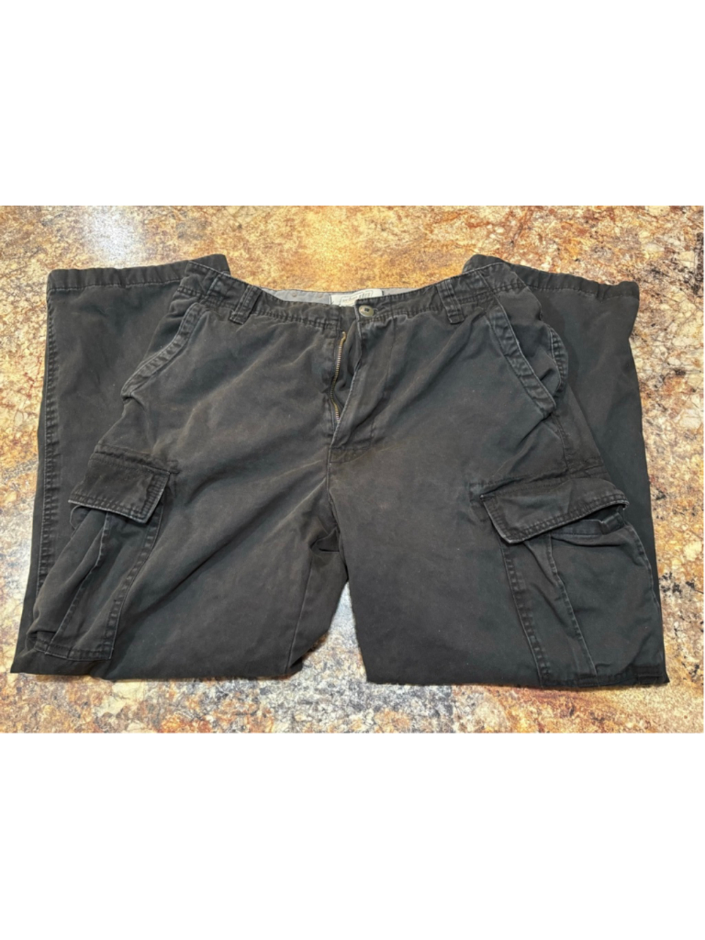 Urban Pipeline Men’s 34x32 Black Flannel Lined Cargo Pants